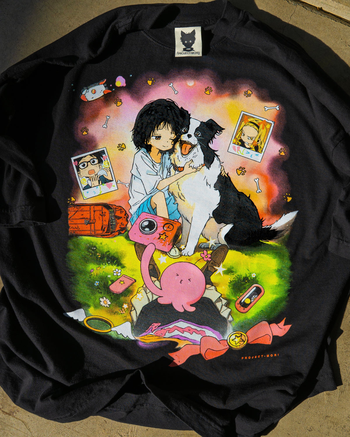 Happiness Tee (BLACK)