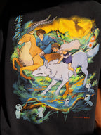 Mononoke Hime Tee (VINTAGE BLACK)