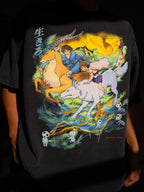 Mononoke Hime Tee (VINTAGE BLACK)