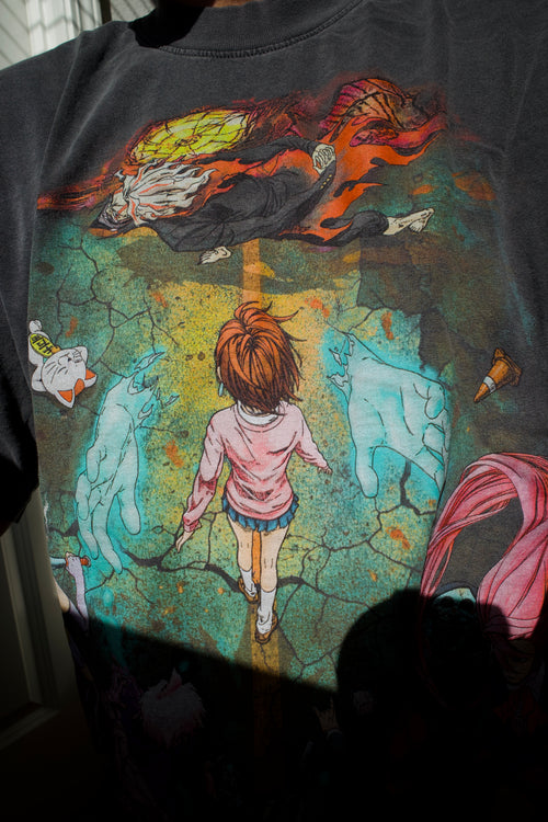 (FADED Black) Neo-Turbo Tee