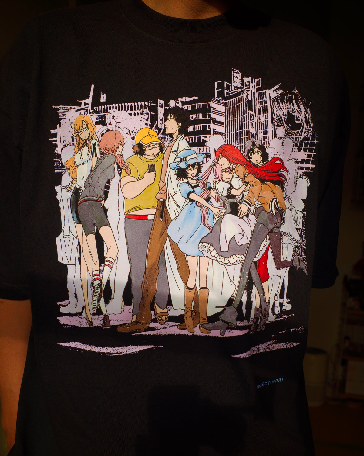 Steins;Gate tee (BLACK)