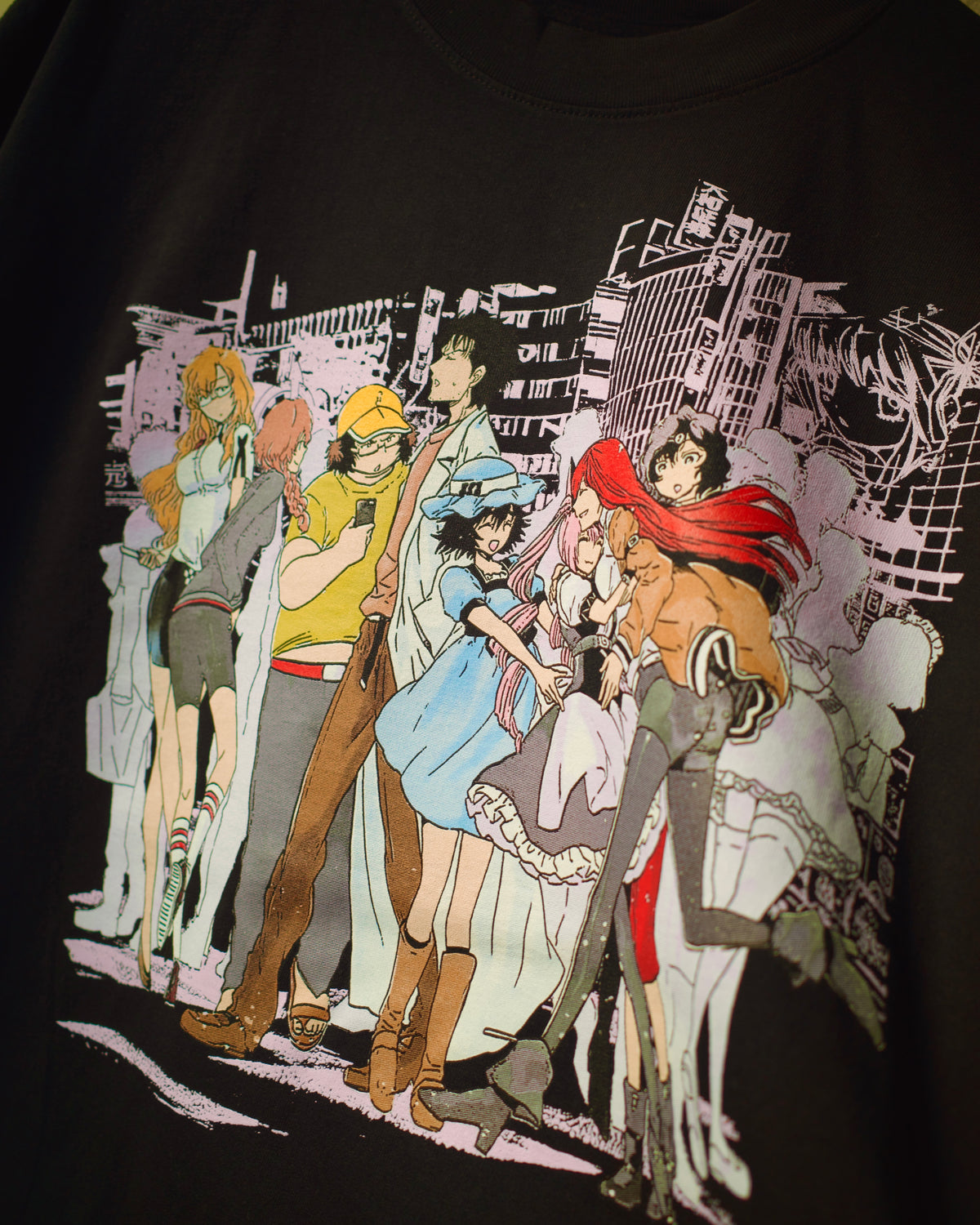 Steins;Gate tee (BLACK)
