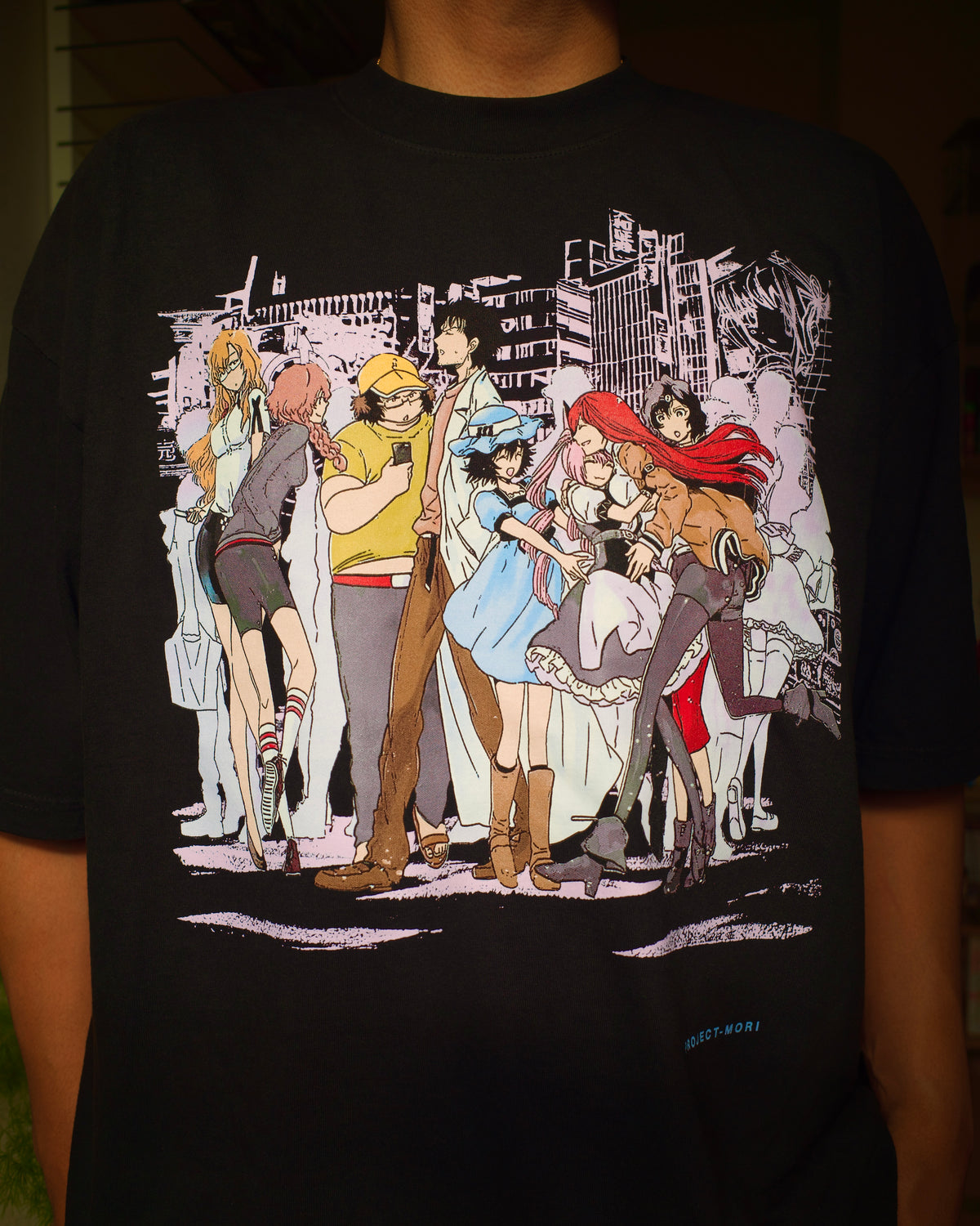 Steins;Gate tee (BLACK)