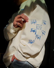 Load image into Gallery viewer, Beyond Journey’s End Blueprint Crewneck Sweater