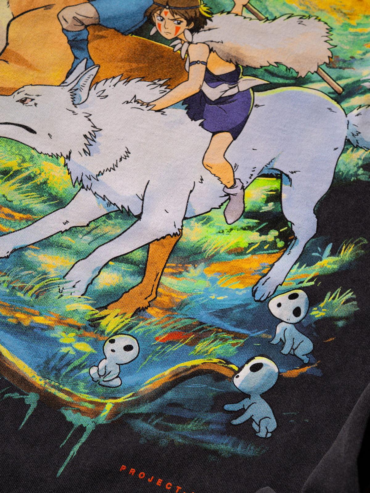Mononoke Hime Tee (VINTAGE BLACK)