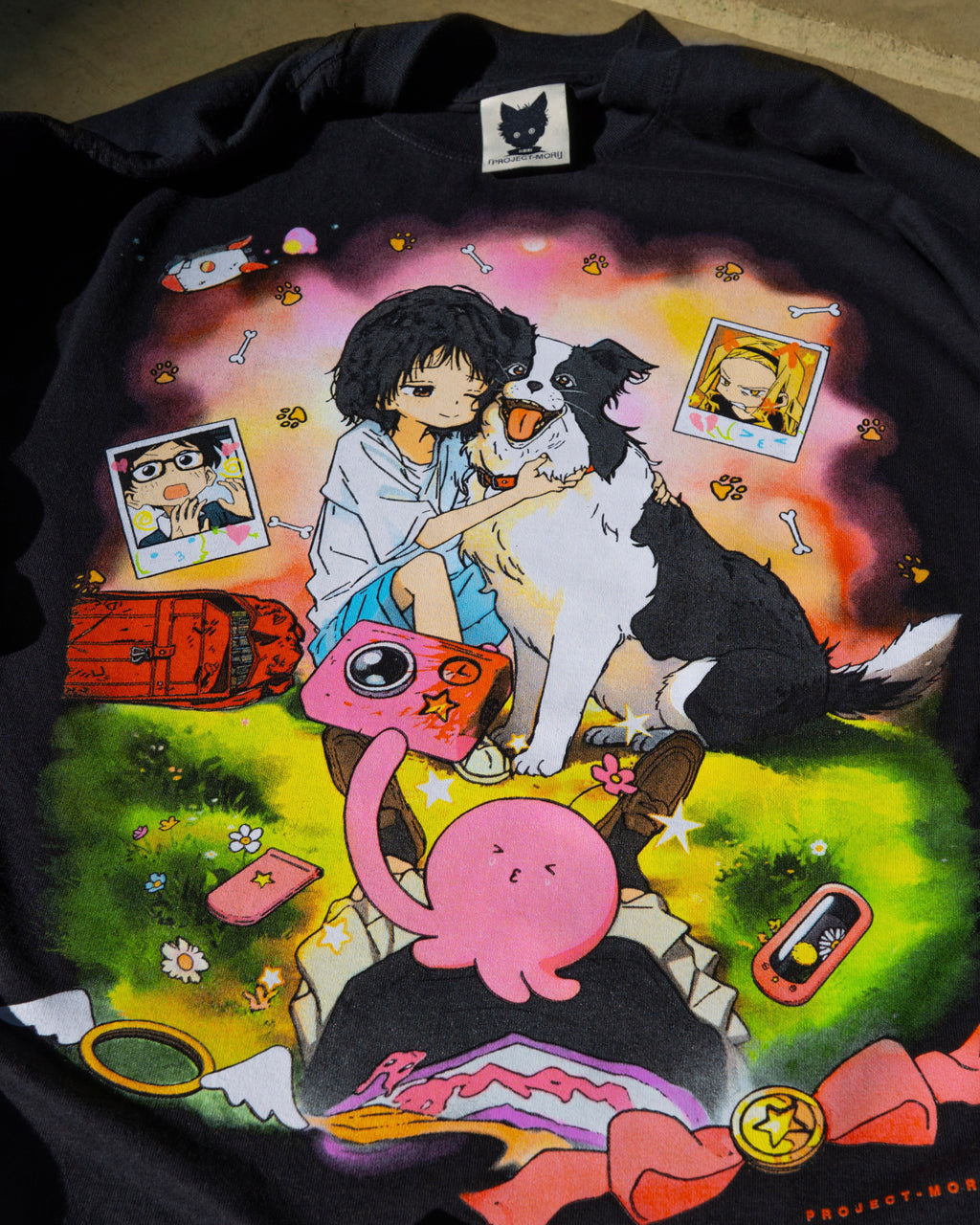 Happiness Tee (BLACK)