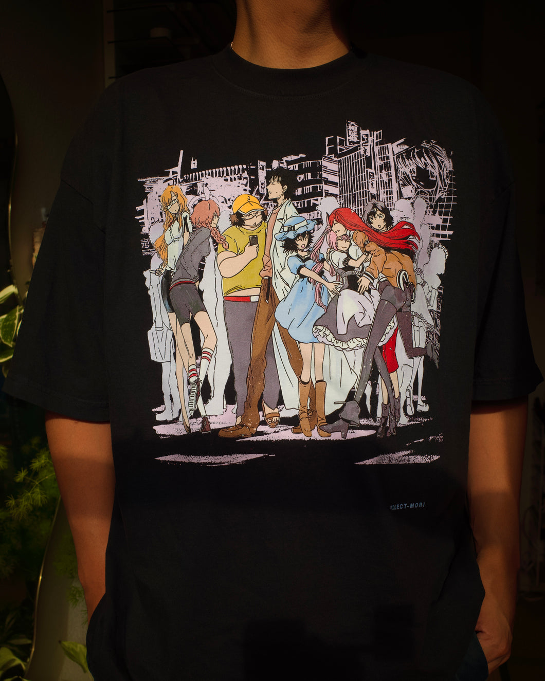 Steins;Gate tee (BLACK)