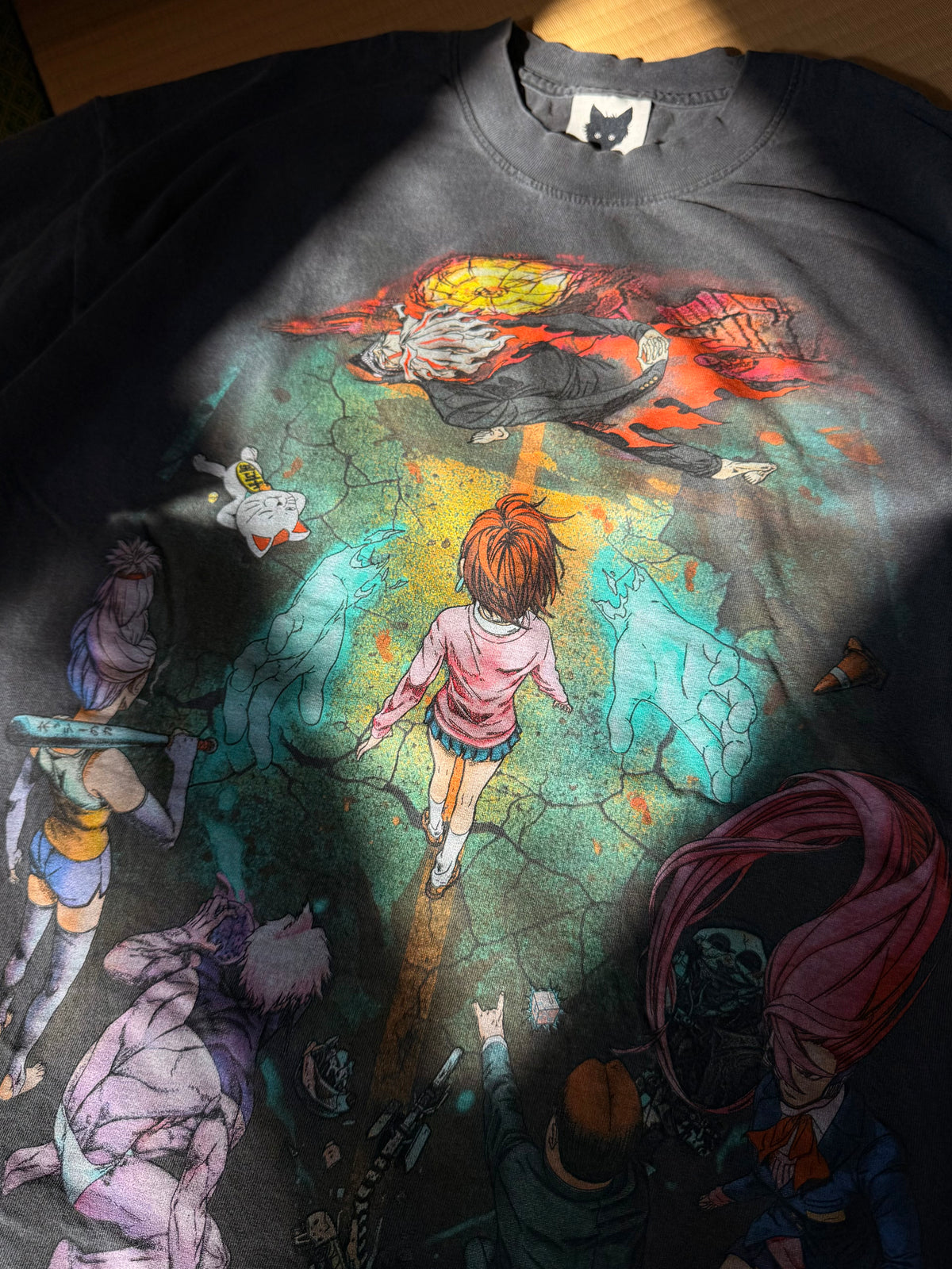 (FADED Black) Neo-Turbo Tee