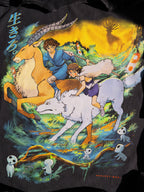 Mononoke Hime Tee (VINTAGE BLACK)