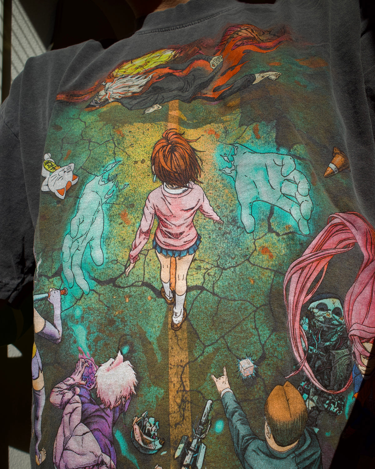 (FADED Black) Neo-Turbo Tee