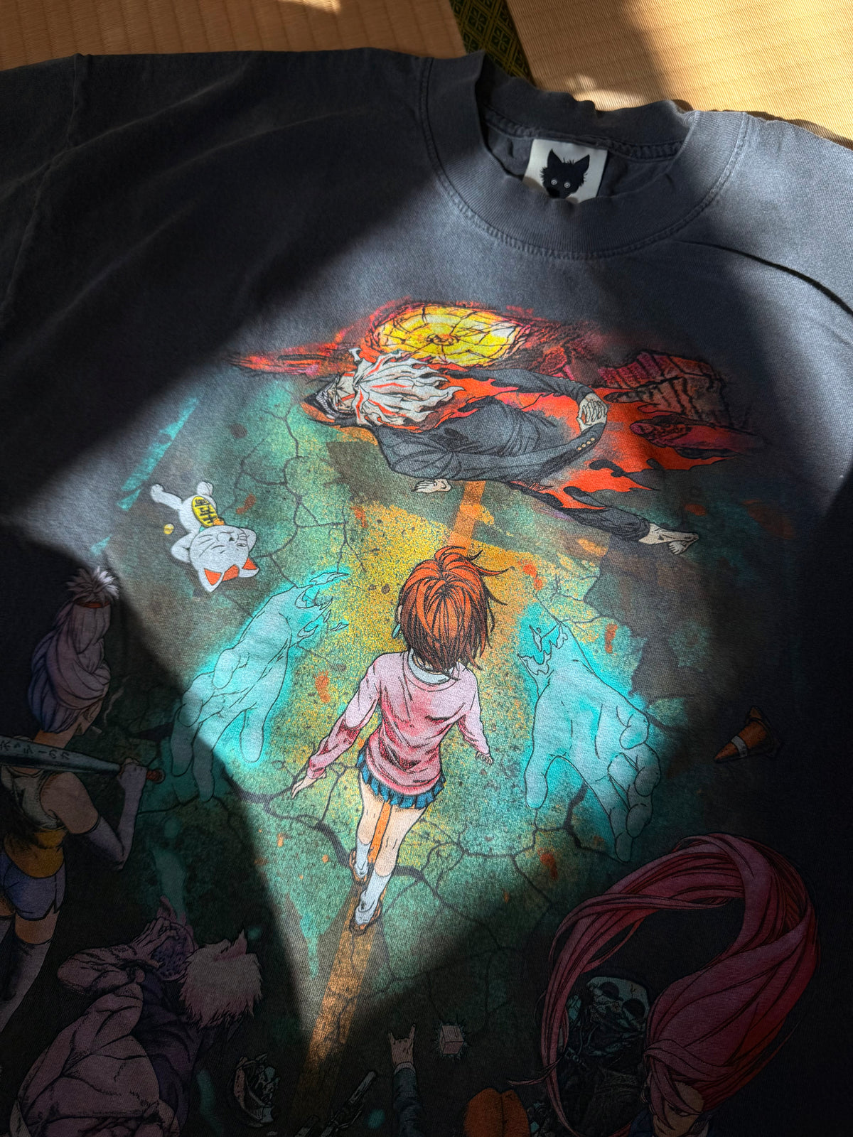 (FADED Black) Neo-Turbo Tee