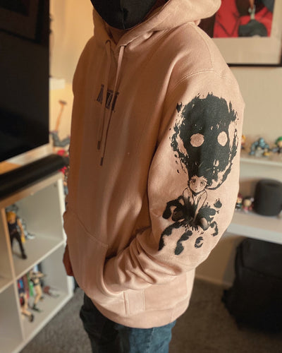 Anger x And x Light “Heavyweight”Hoodie (DUSTY PINK)