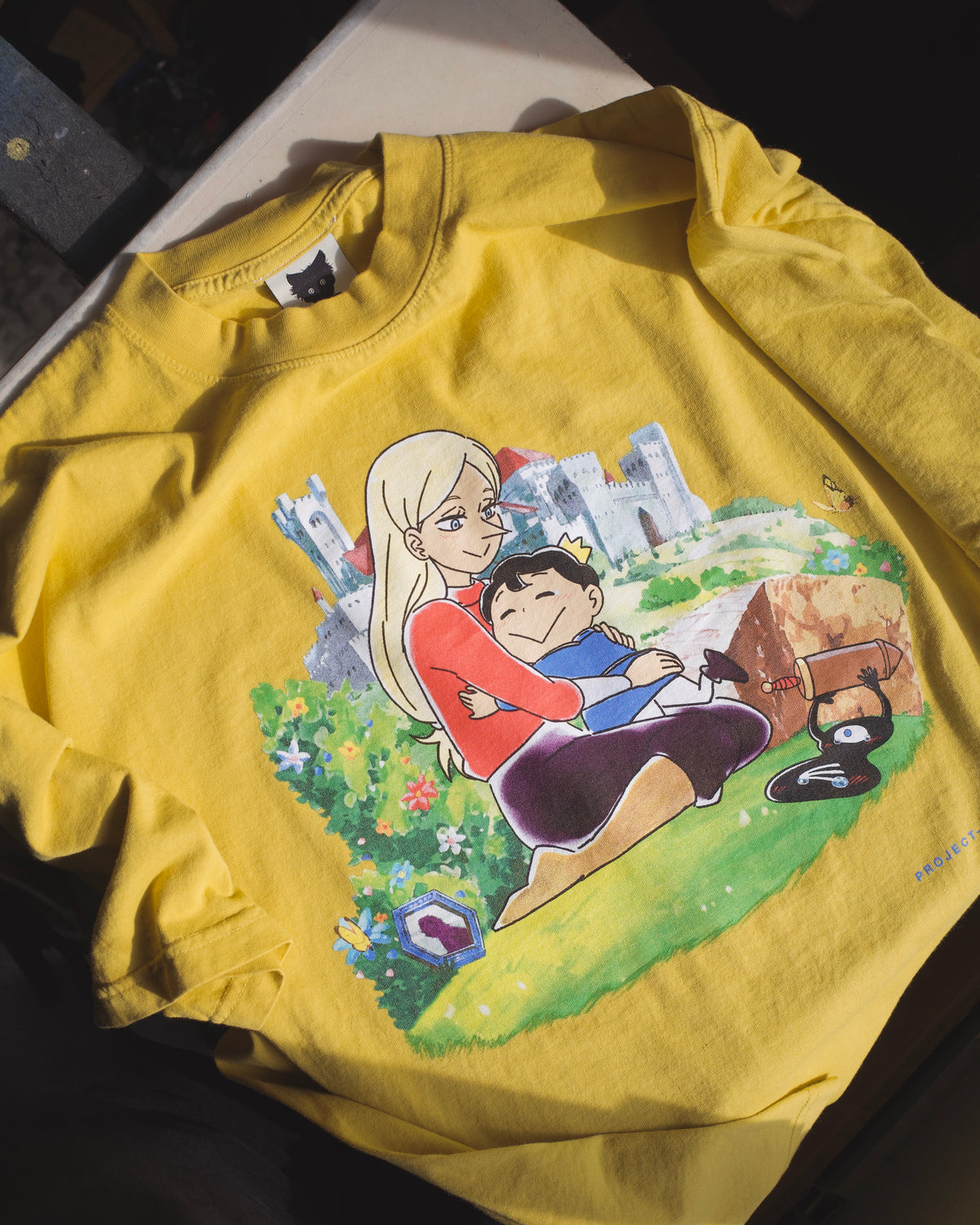 B-GRADE Ousama tee IN STOCK(SPECTRA YELLOW)