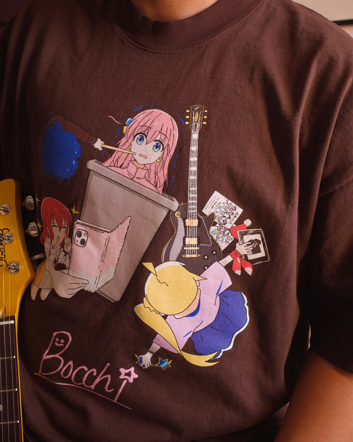 BOCCHI tee (CHOCOLATE)